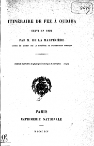itineraire de Fes a Oujda
