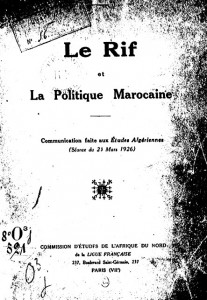 Le Rif et La Politique Marocaine