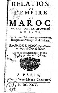 Relation de l empire de Maroc ou l on voit la situation du pays