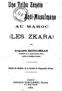 Unes tribu Zenete Anti- Musulmane Au Maroc (Les Zkara)
