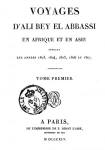 voyages d ali bey el abbasi